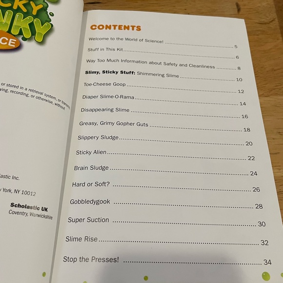Kids Science and Research Project books set of 4 hardback and paperback slime - Picture 7 of 16